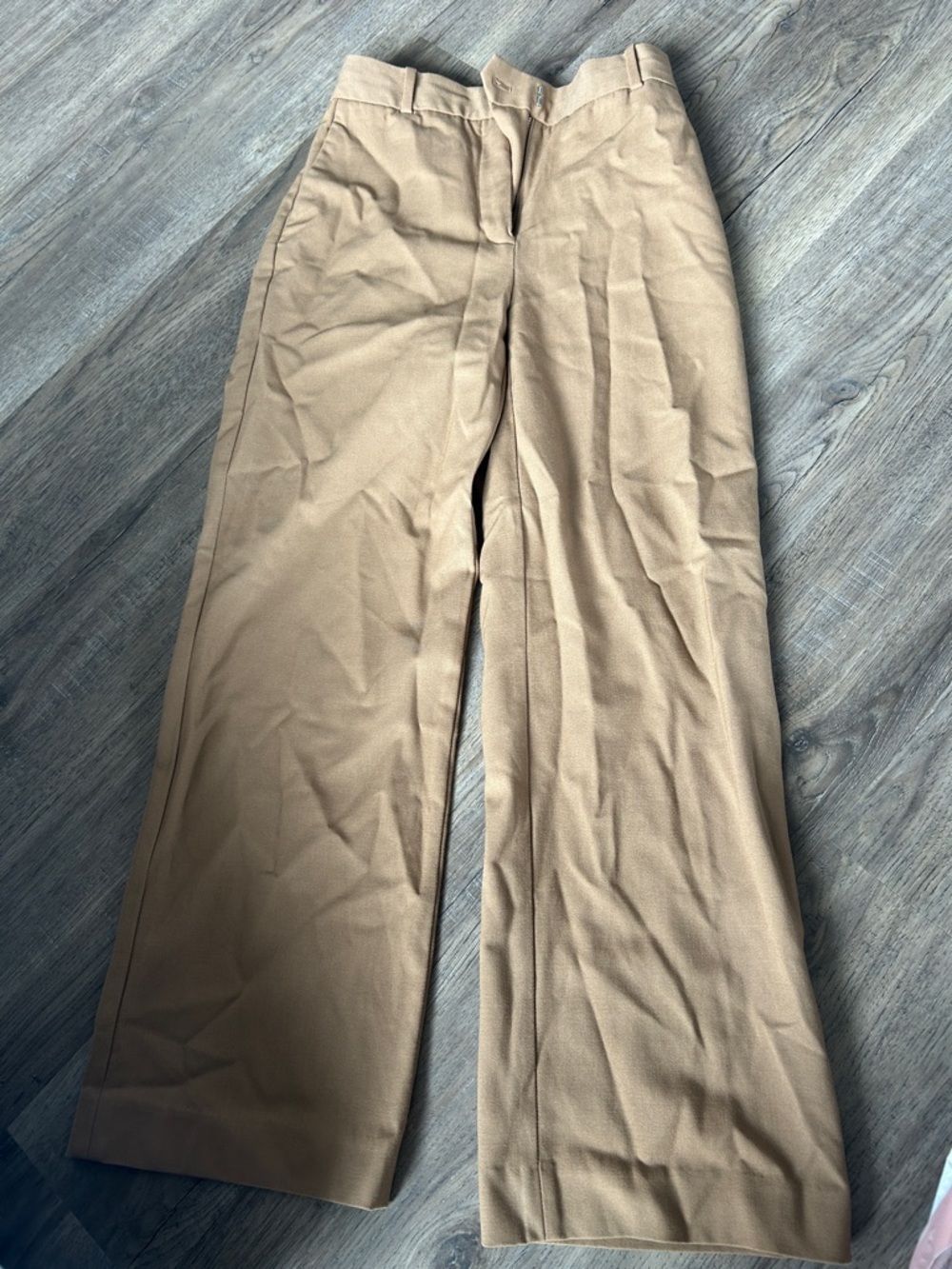 Babaton Wide-Leg Chinos in Camel